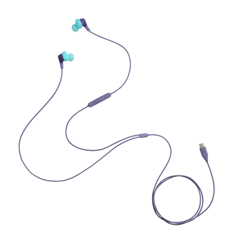 AUDIFONOS DE CABLE JBL ENDURANCE RUN 3 USBC TWISTLOCK MORADO JBLENDURRUN3CPURAM